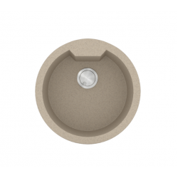 Νεροχύτης Γρανιτένιος Sanitec Ultra Granite 810 51 1B (Ø51) Βαρέως Τύπου Sabbia